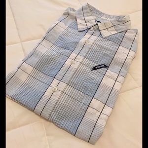 Ecko Light Blue Short Sleeve Button Up Shirt